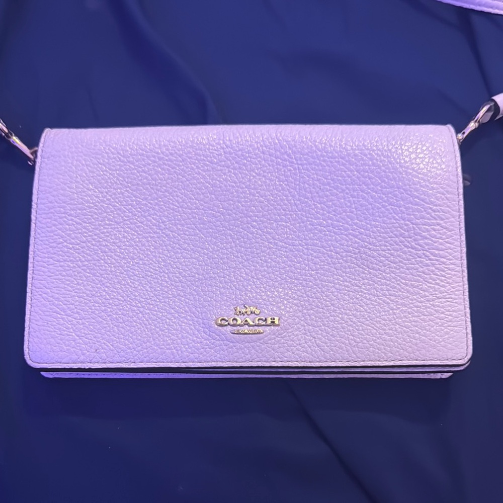 Coach white Leather Crossbody Bag